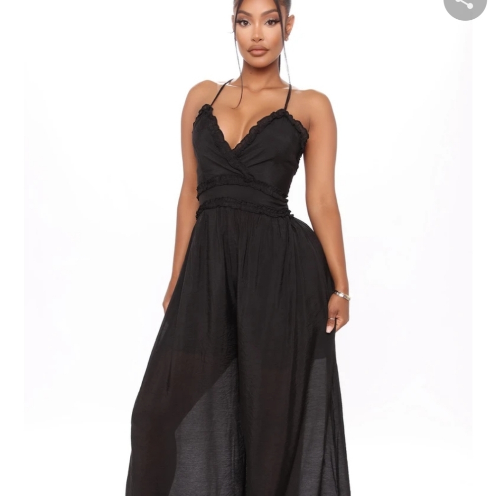 NWT Fashionnova Black Jumpset